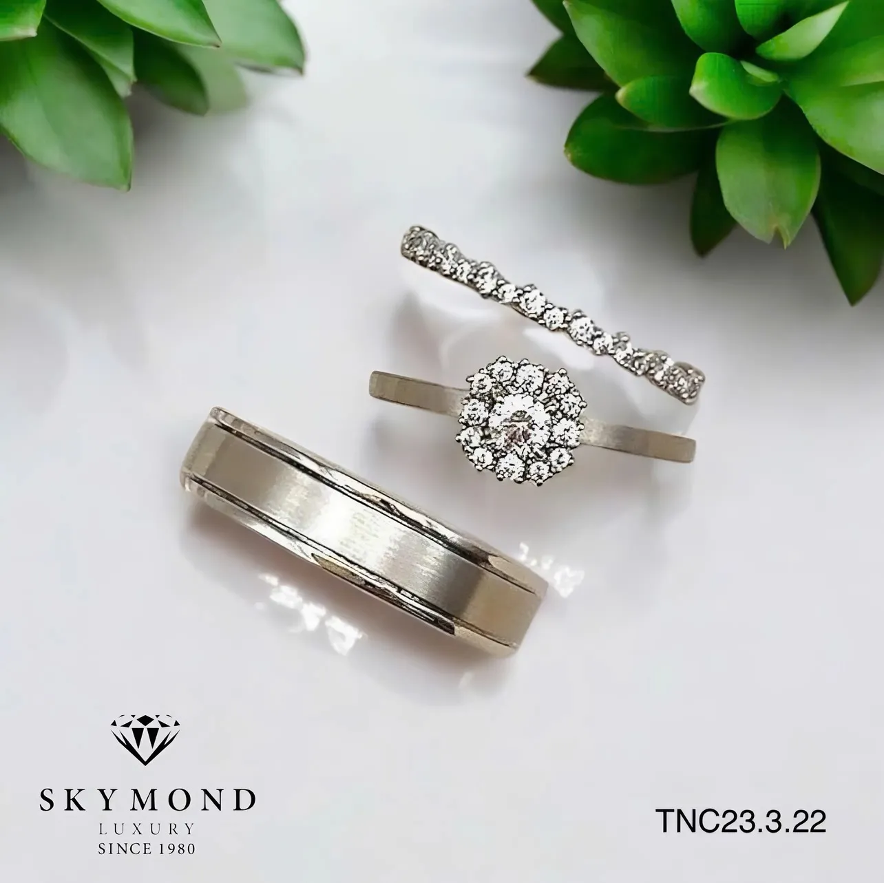 hình ảnh nhẫn cưới Skymond