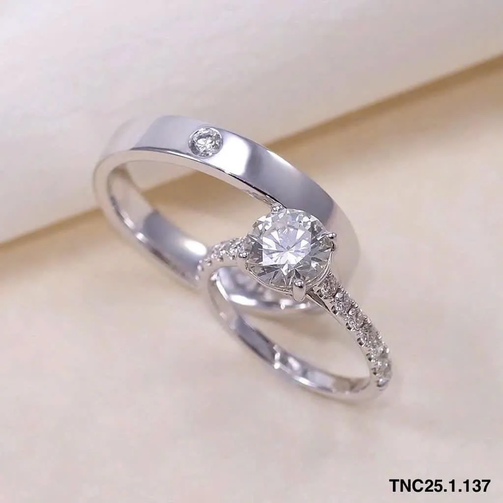 nhẫn cưới kim cương 