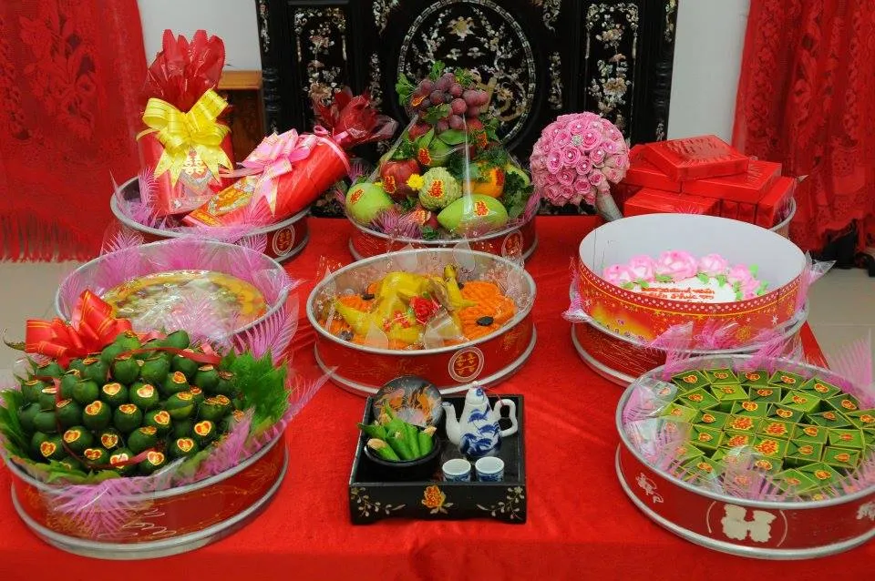 tráp ăn hỏi miền trung