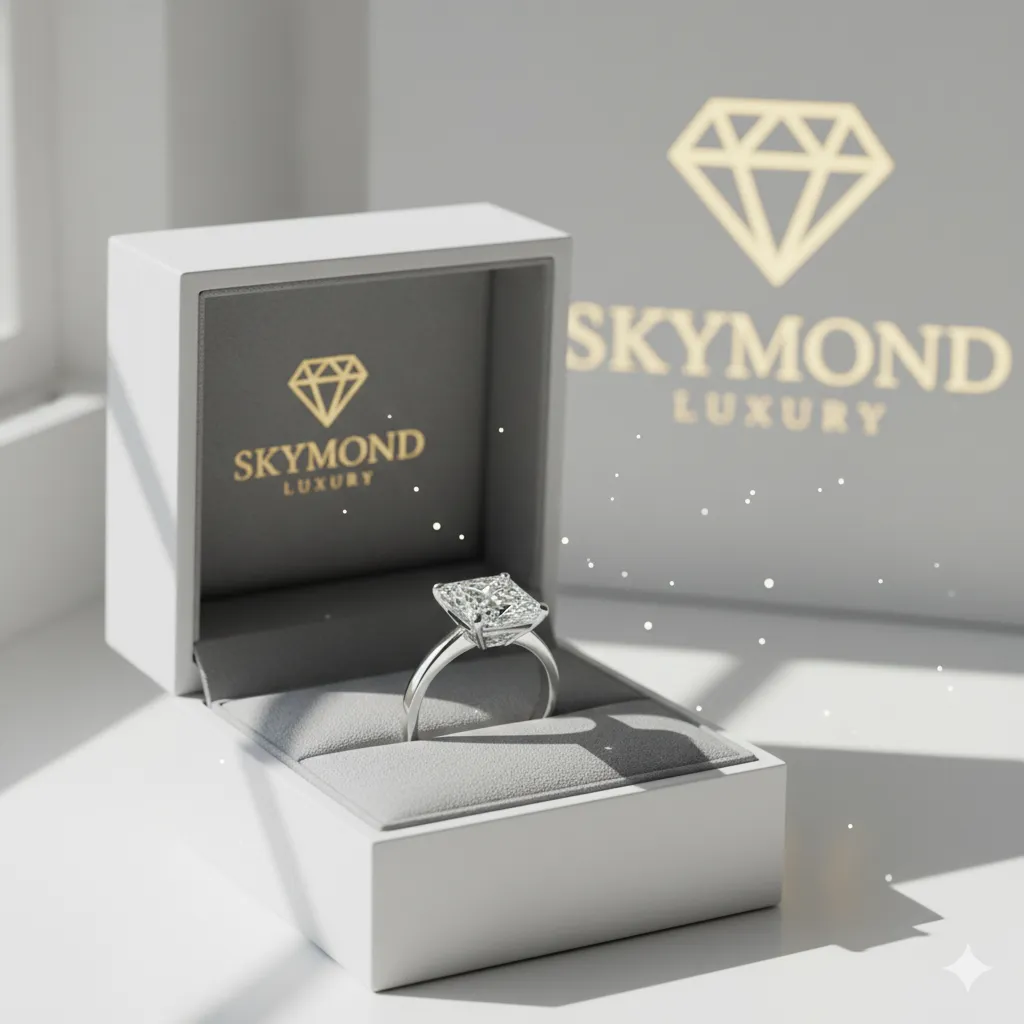 nhẫn cầu hôn princess skymond