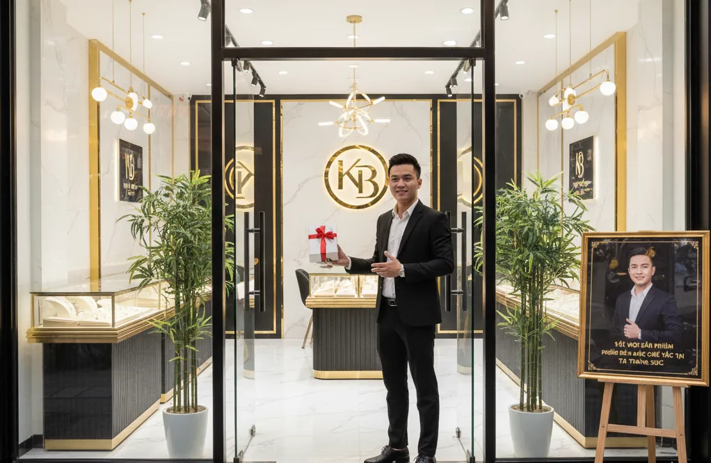 mở hiệu kinh doanh vàng
