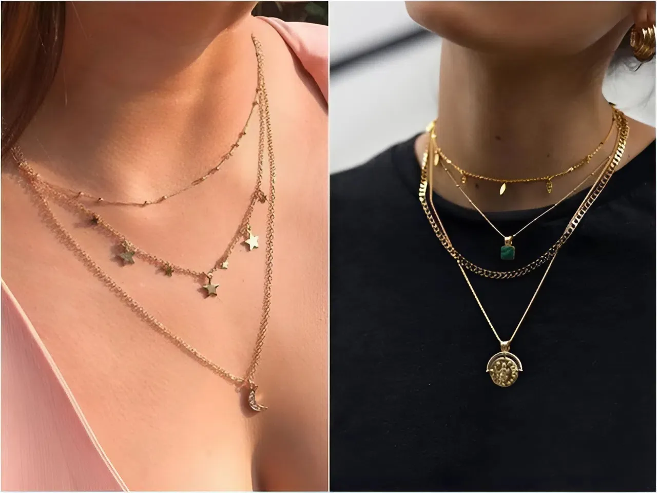 phối đồ dây chuyền layering