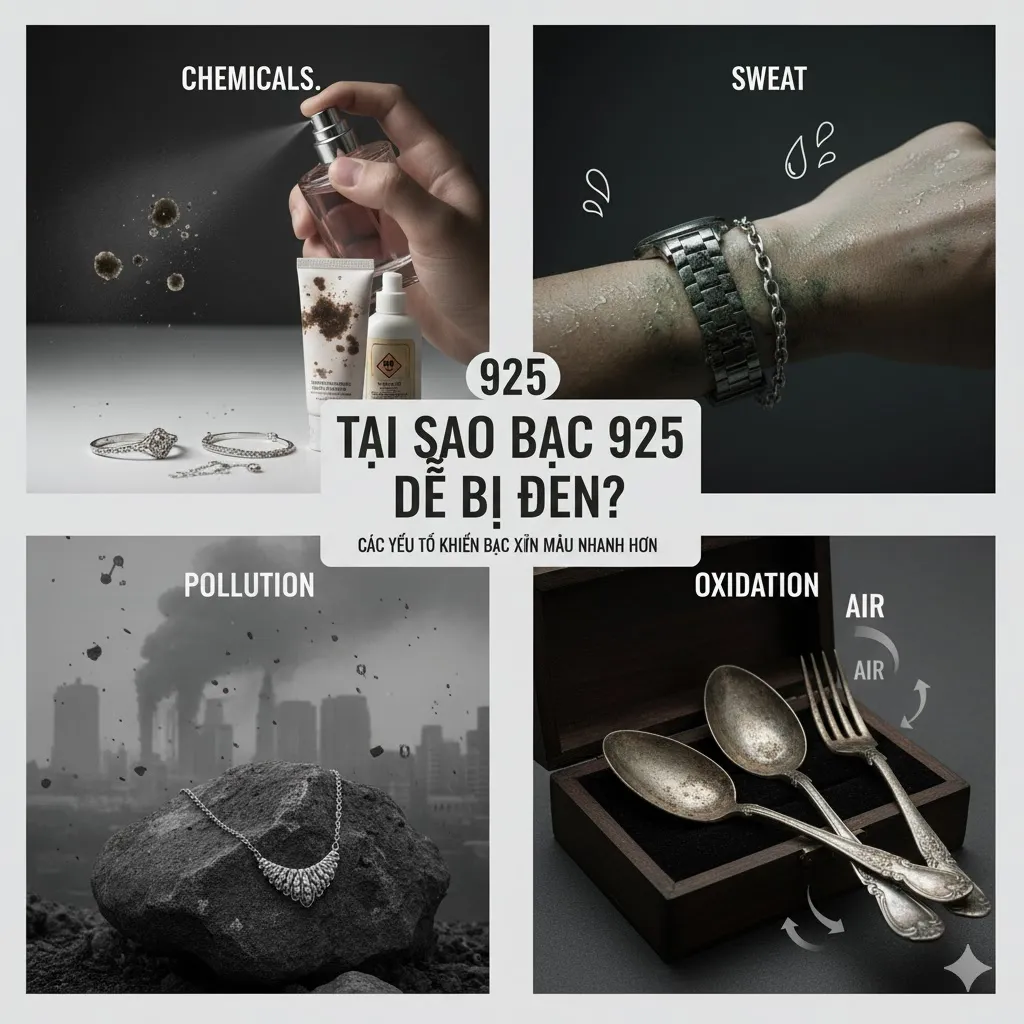 yếu tố làm bạc bi đen