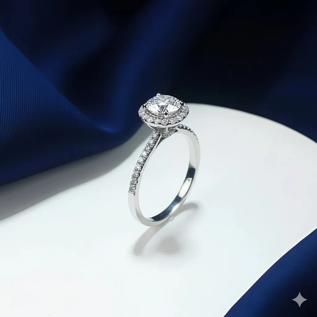 nhẫn cầu hôn halo