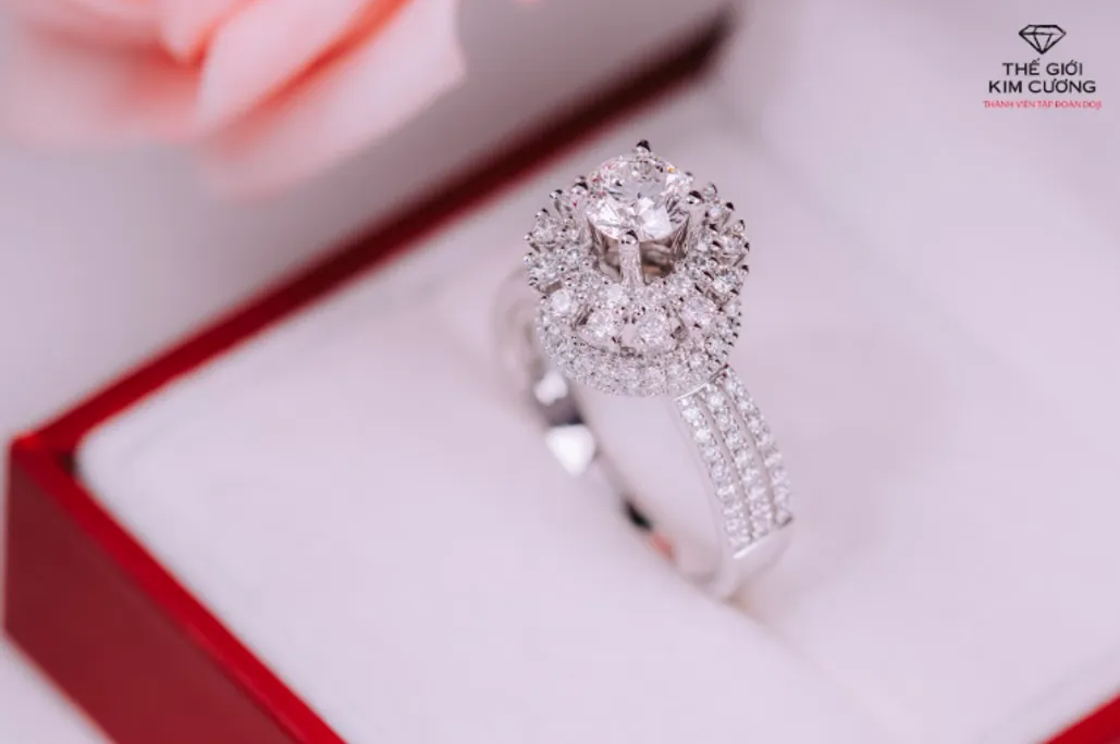nhẫn cầu hôn thế giới kim cương