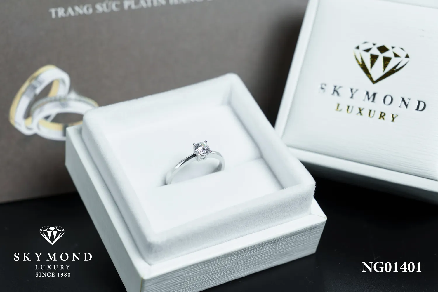 nhẫn cầu hôn skymond