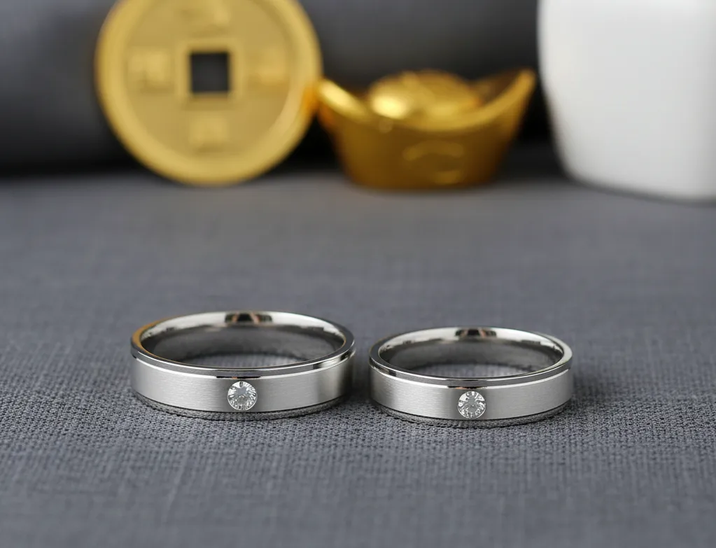 nhẫn cưới mệnh kim