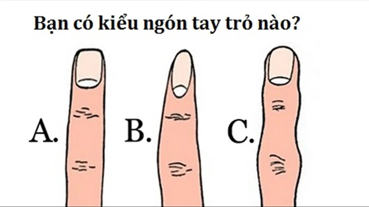 hình dáng ngón tay