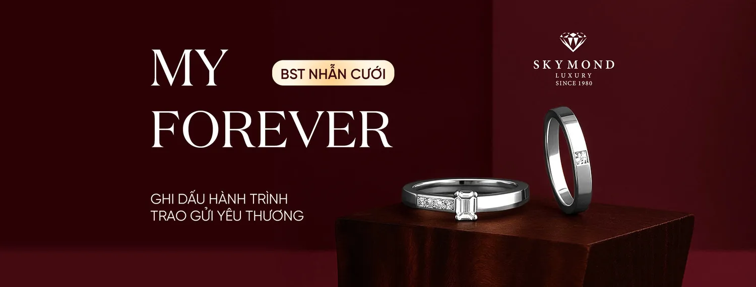bộ sưu tập nhẫn cưới my forever