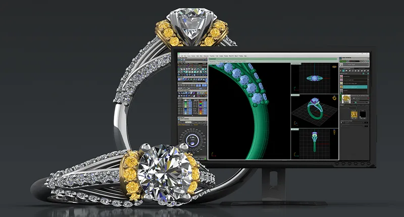 thiết kế 3d trang sức 