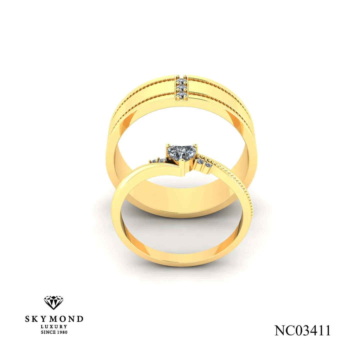 nhẫn cưới skymond