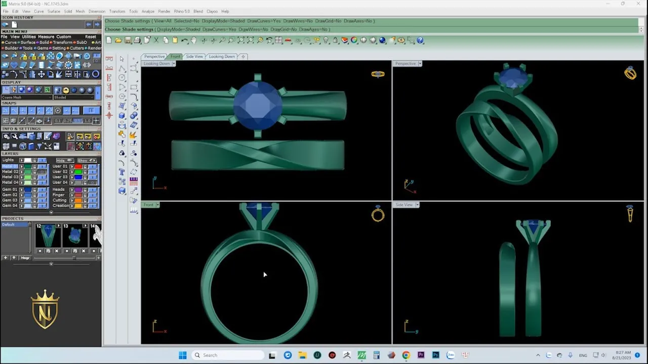 thiết kế nhẫn cưới