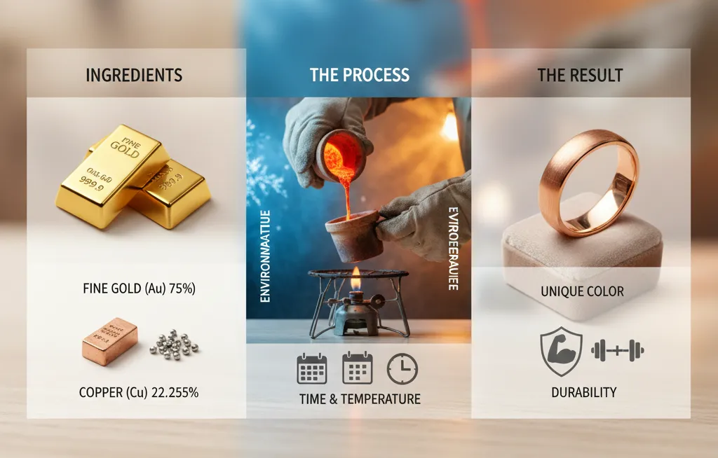 pha chế vàng hồng