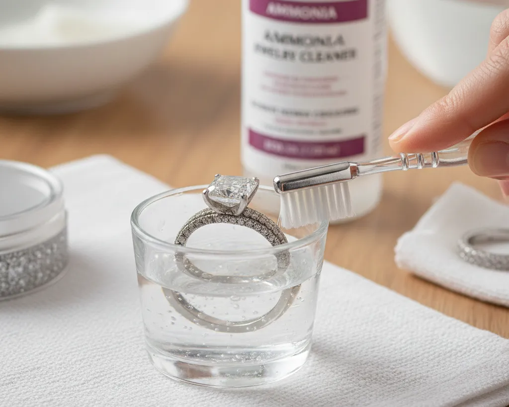 vệ sinh nhẫn bạch kim