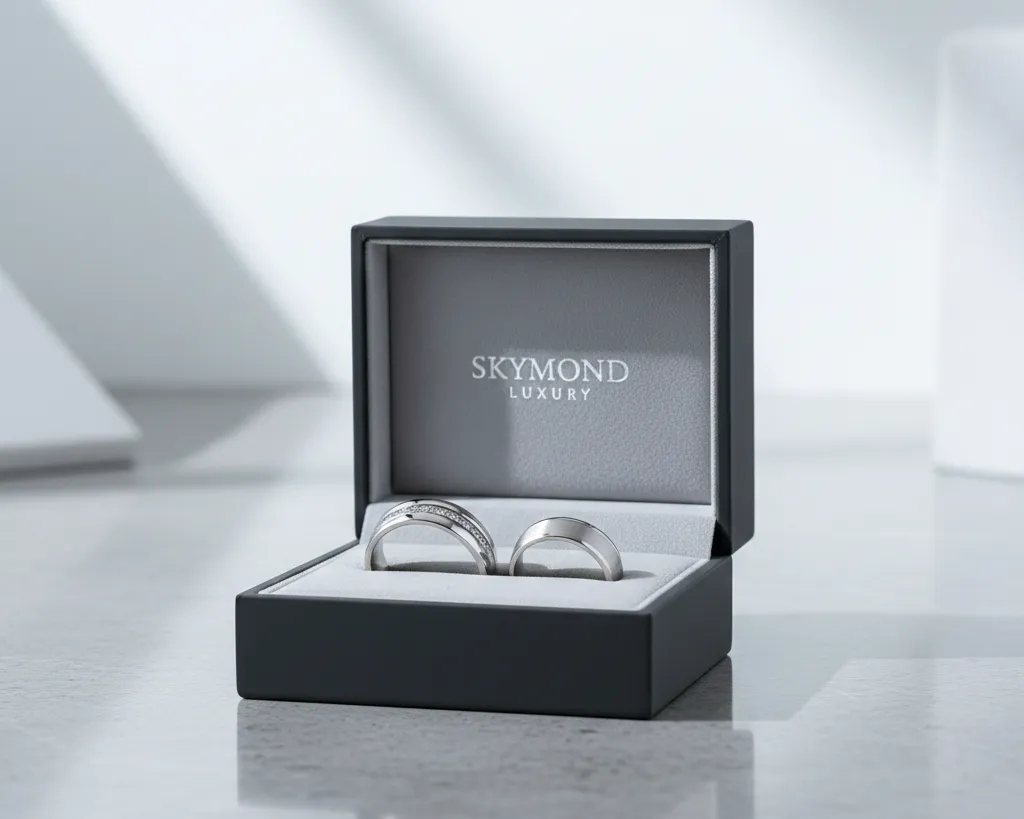 nhẫn cưới bạch kim skymond