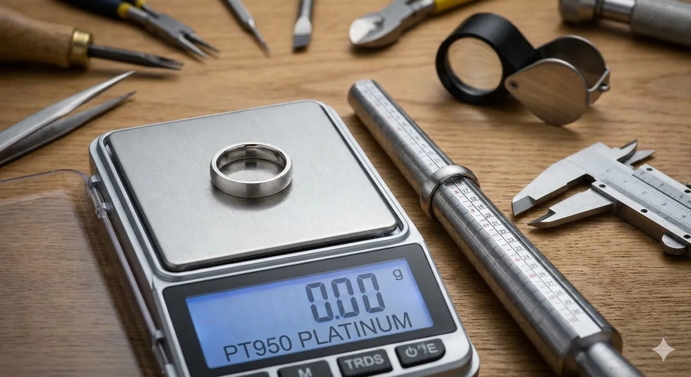 chỉnh sửa nhẫn cưới bạch kim