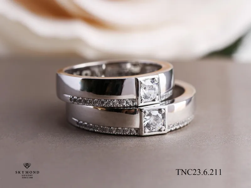 nhẫn cưới bạch kim