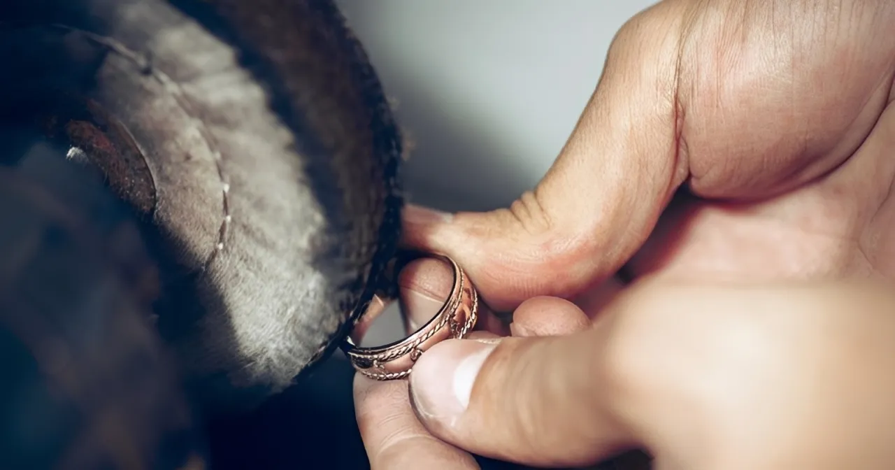 nhẫn cưới được c&aacute;c nghệ nh&acirc;n bảo tr&igrave;