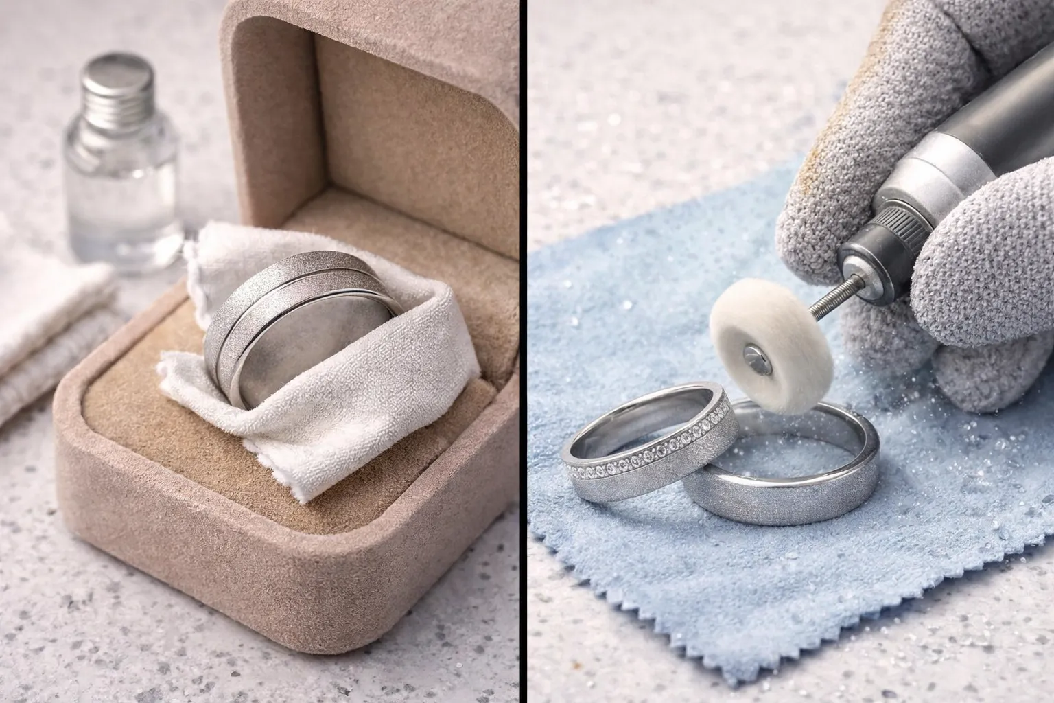 bảo quản nhẫn cưới trong hộp