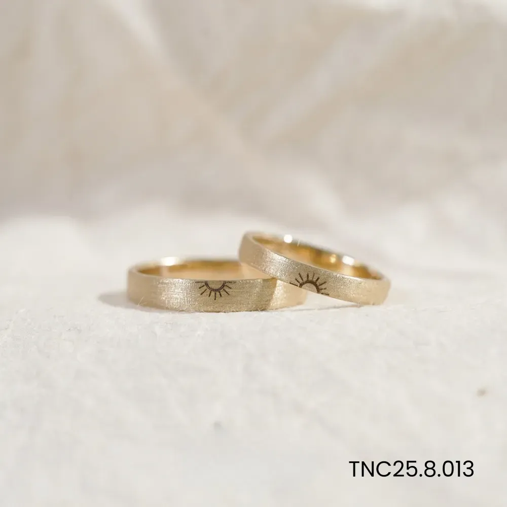 nhẫn cưới tối giản