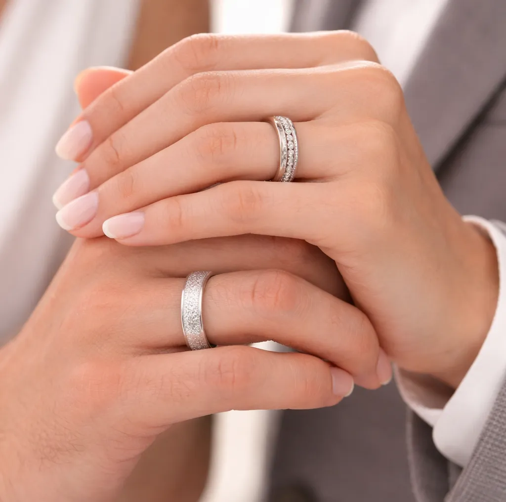 chọn nhẫn cưới phù hợp với dáng tay