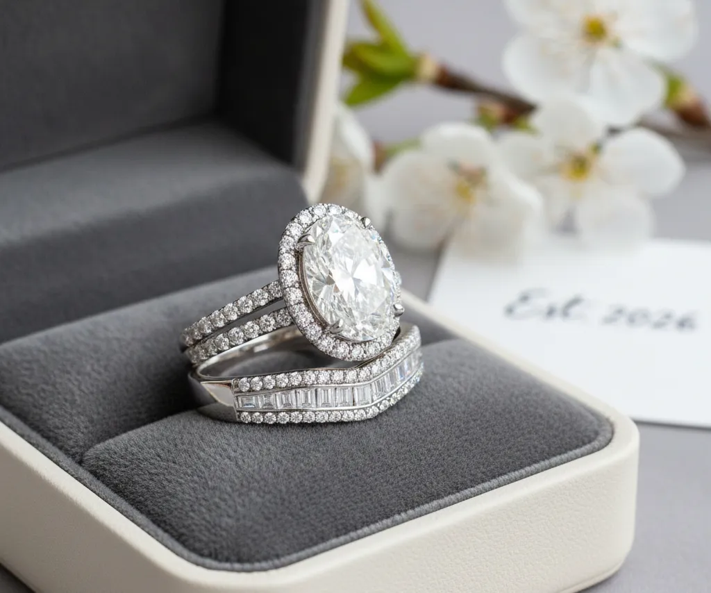 nhẫn cưới cho ng&oacute;n tay d&agrave;i