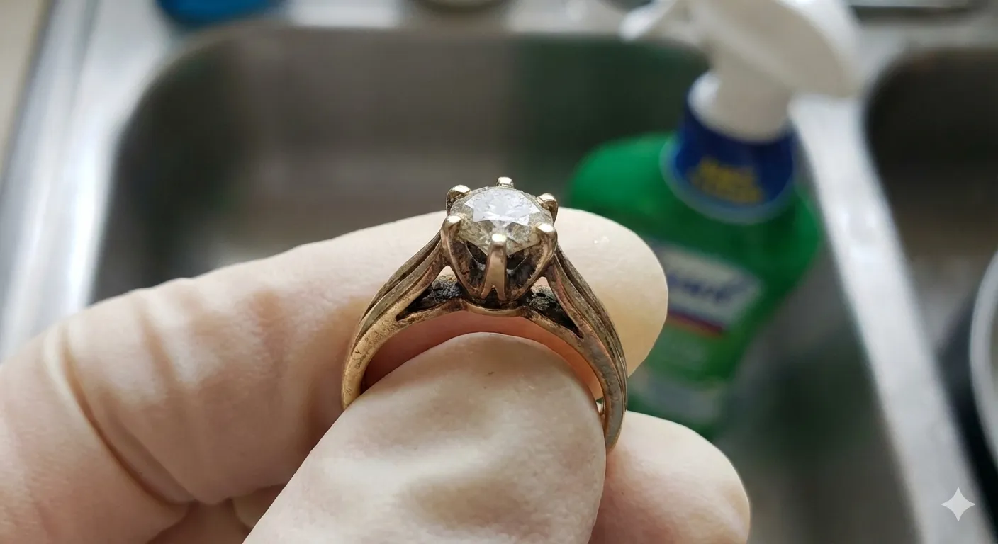 bảo quản nhẫn cưới vàng trắng 