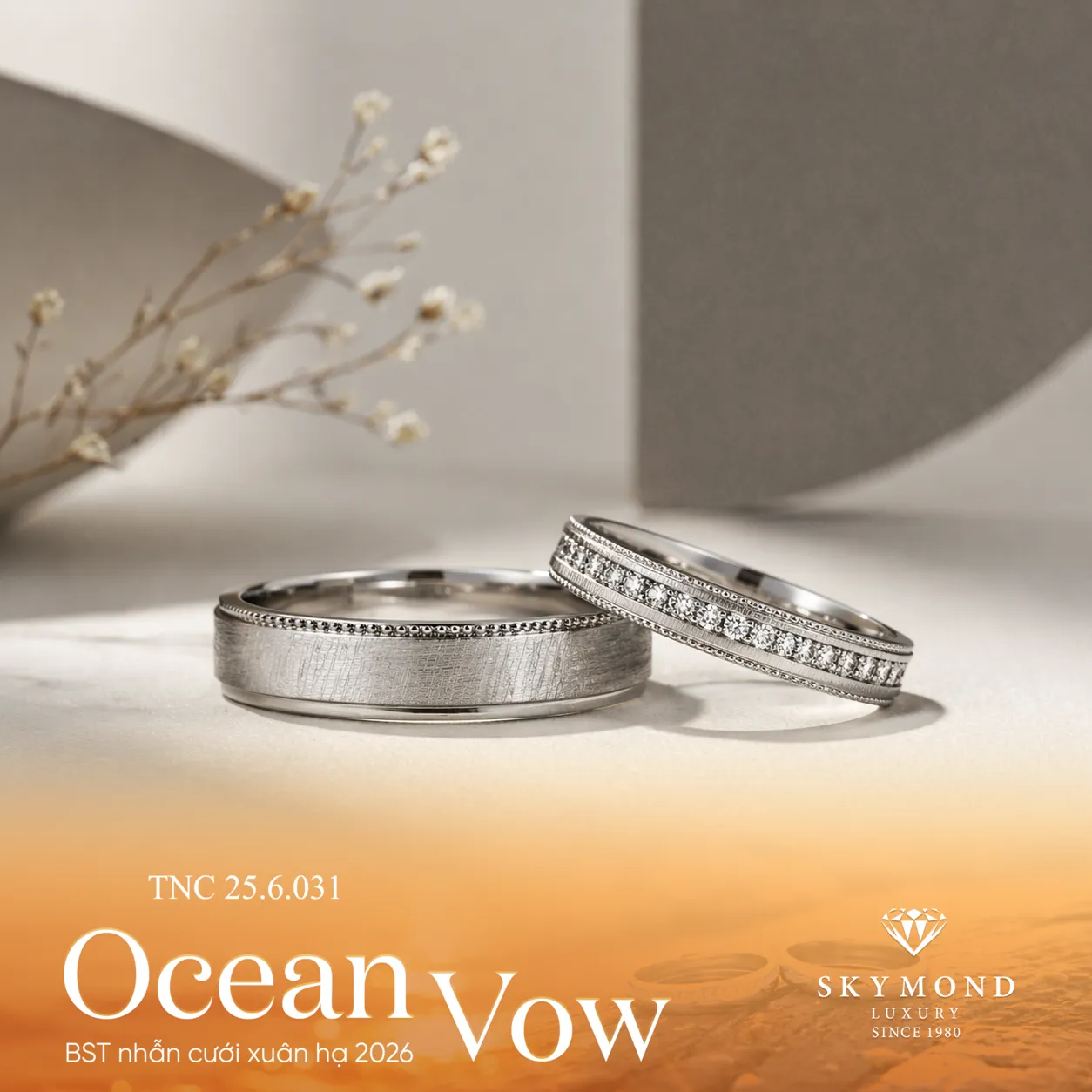 cặp nhẫn cưới bạch kim 