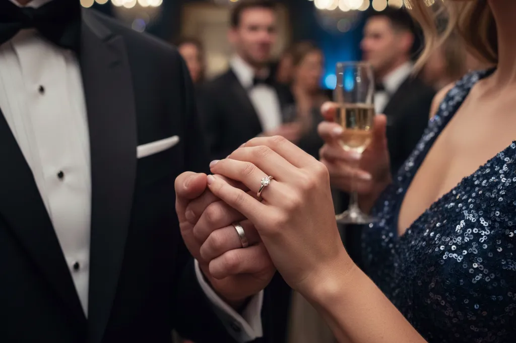 cặp đôi lựa chọn nhẫn cưới