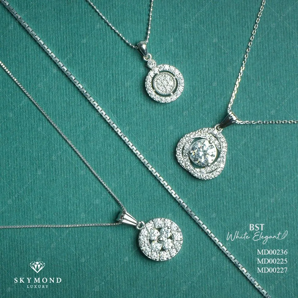 vòng cổ bạch kim skymond