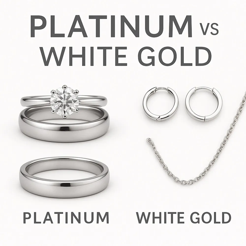 Platinum Có Đáng Mua Hơn Vàng? So Sánh Chi Tiết Cho Cặp Đôi Chọn Nhẫn Cưới