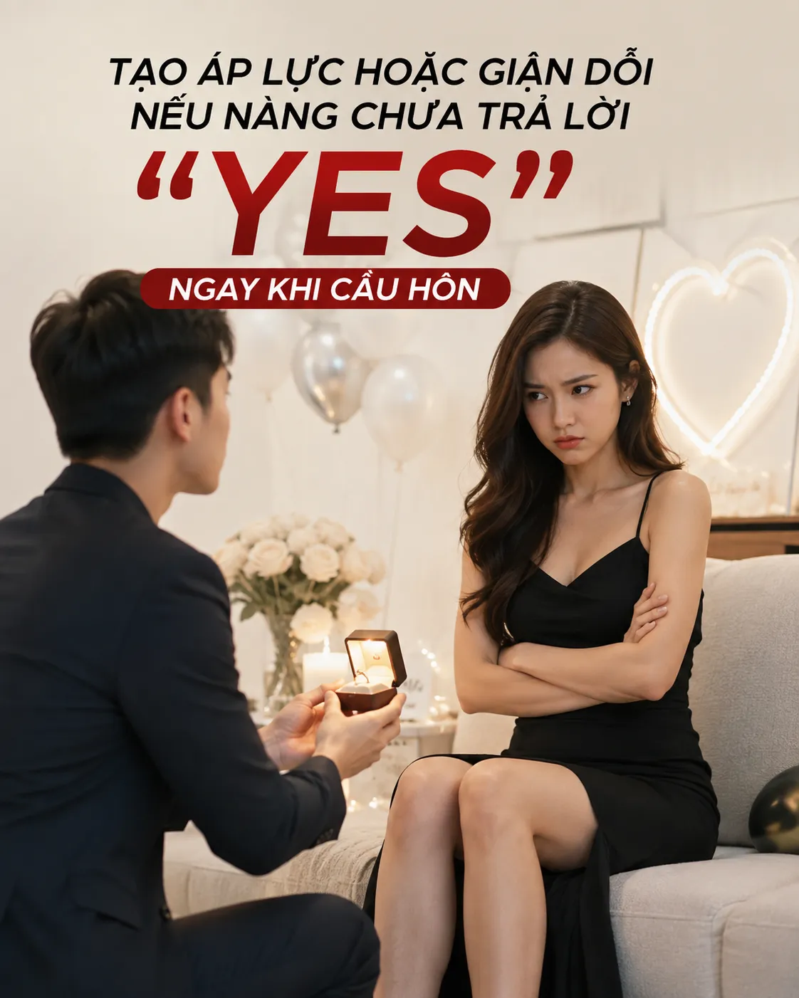 tạo &aacute;p lực khi n&agrave;ng kh&ocirc;ng đồng &yacute; ngay