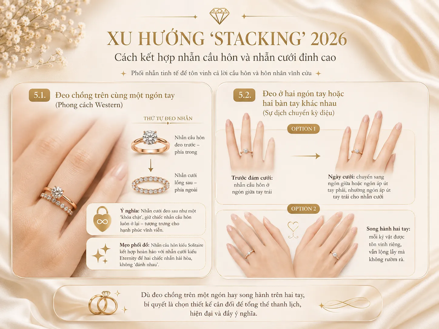 c&aacute;ch đeo nhẫn cầu h&ocirc;n đẹp
