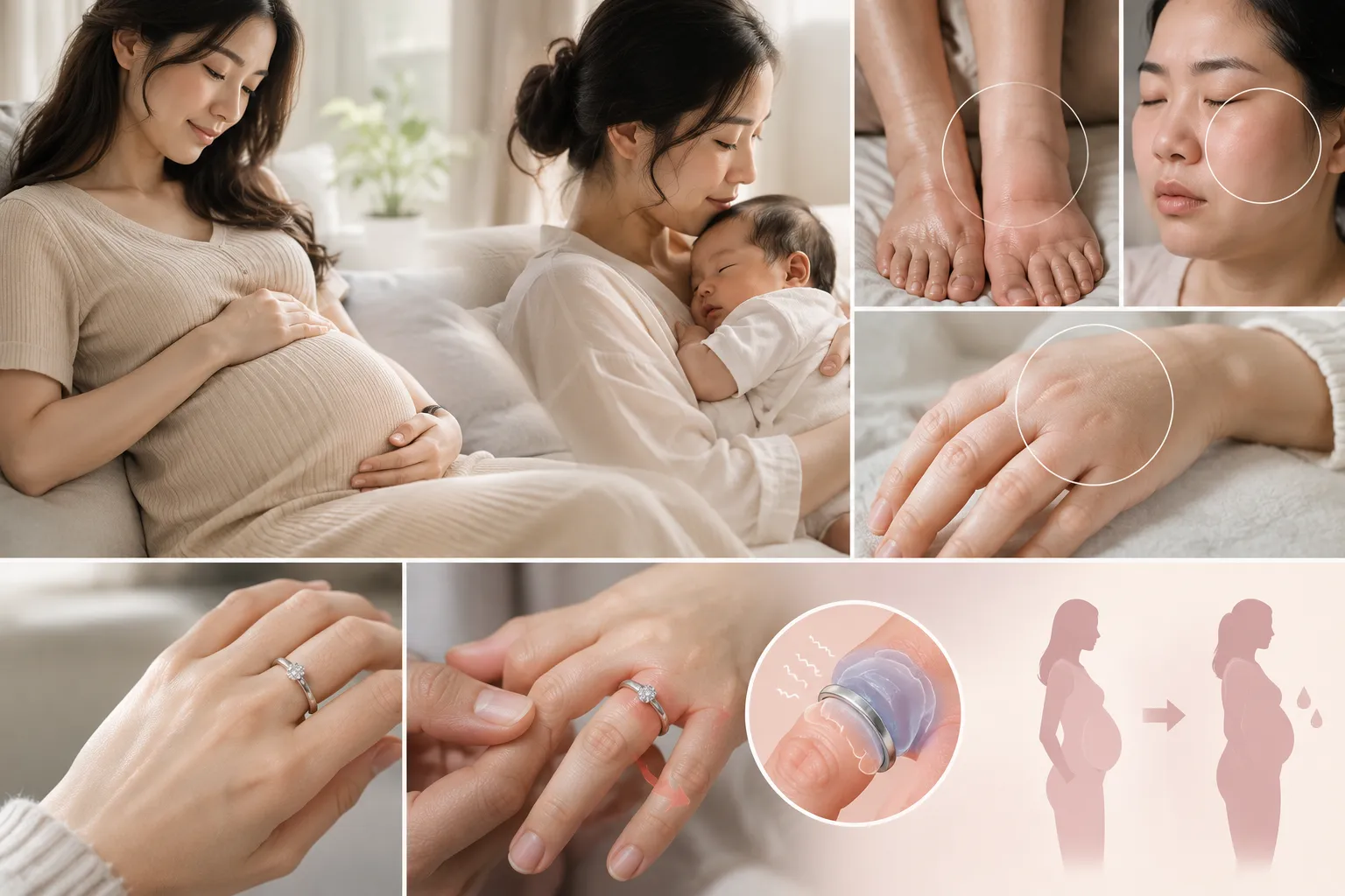 tăng v&agrave; giảm c&acirc;n sau khi sinh con